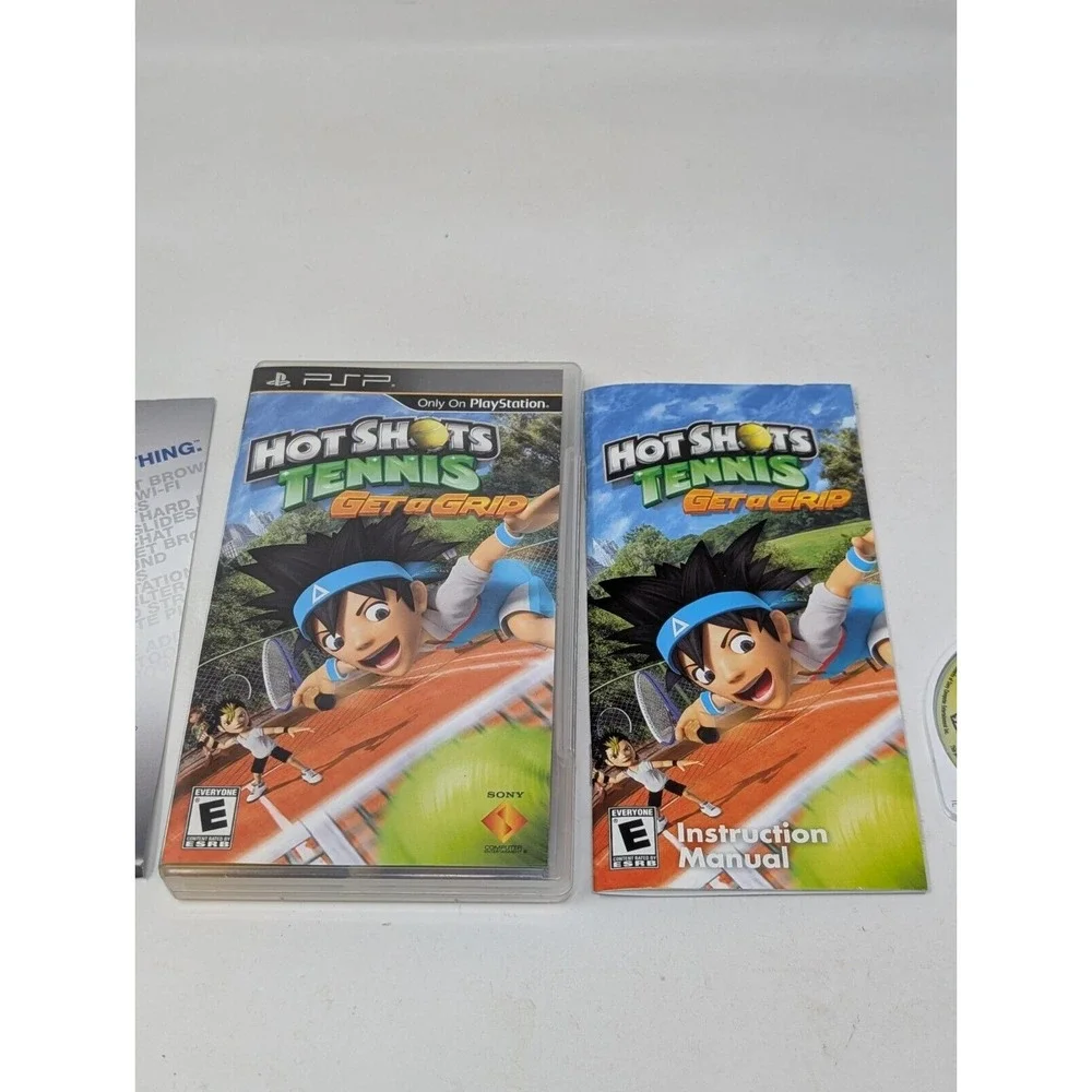 Hot Shots Tennis Get a Grip PSP Playstation Portable‎ Game Complete CIB